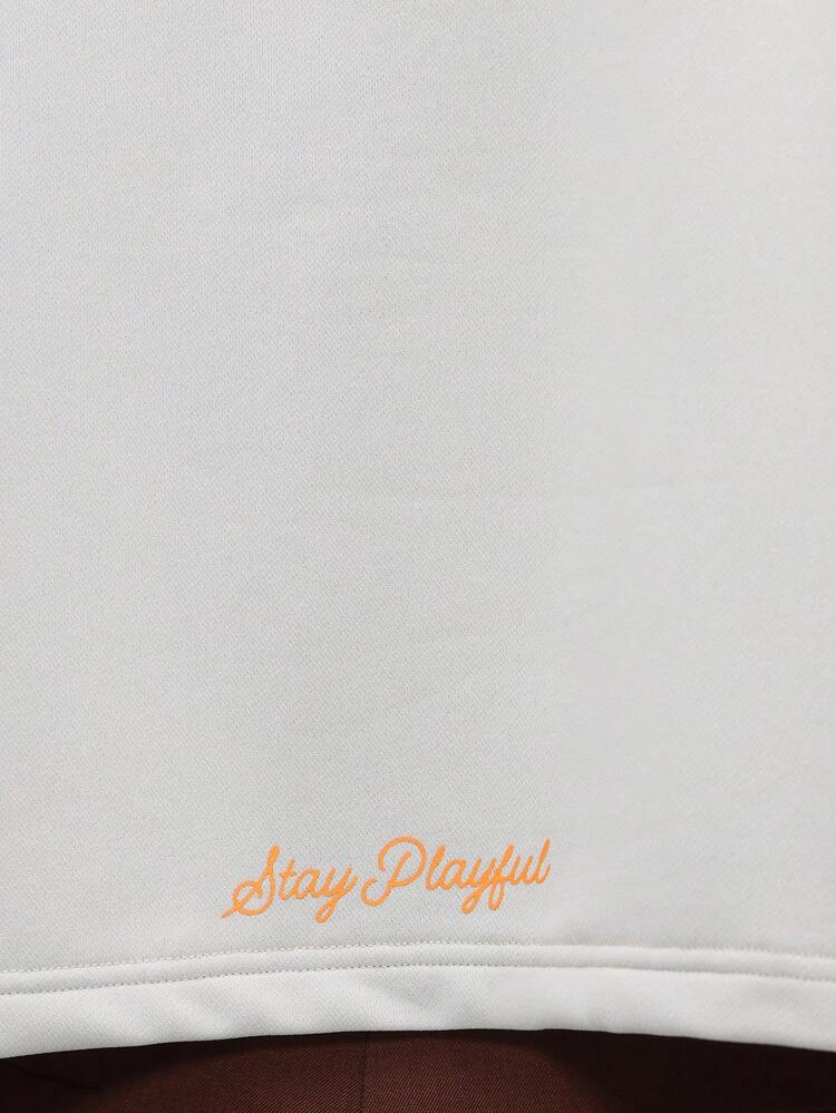 PLAYBOY X SUMWON Rugby Polo Collar Sweatshirt With Logo