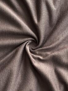 Lazeform 女式加大码 V 领露背超长睡袍 - 棕色 - 查看 7