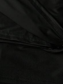 Attitoon 两件套休闲低腰修身迷你裙，适合Y2K风格，带衬里，豹纹印花和纯色款 - 彩色 - 查看 5