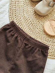 Vintaside Kids 男婴复古领衬衫和复古裤子套装，适合万圣节、圣诞节活动或休闲日常穿着，秋冬季 - 彩色 - 查看 8