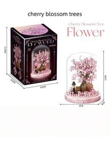 Zazumi Large Size Plastic Building Blocks DIY Creative Assembly Multicolor Floral Building Block Flower Bouquet Plant DIY Kit For Adults Day Birthday Home Decor DIY Craft - Multicolor - View 3