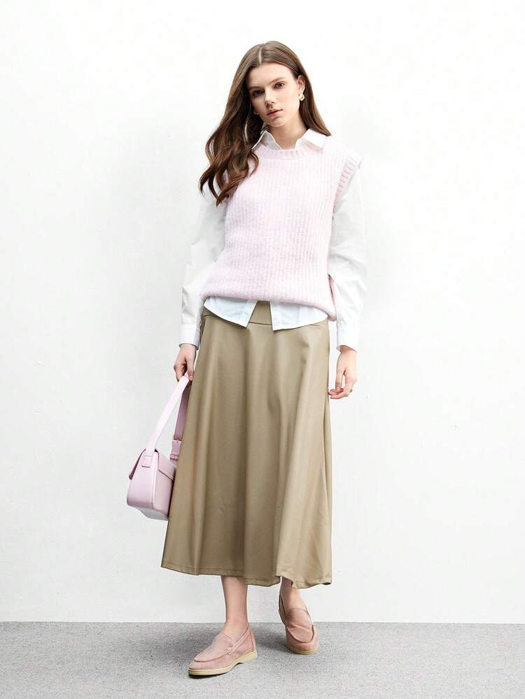 CUCCOO BIZCHIC Women's Fashion Suede Comfortable Slip-On Loafers, Casual Flat Shoes Suitable For Outdoor, Work, Daily Wear For Christmas Spring Shoes