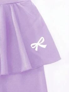 Sparklyn Bộ 2 quần legging thể thao múa ballet đa năng, thoải mái, dễ phối đồ cho bé gái tuổi teen - màu đen - Xem 5