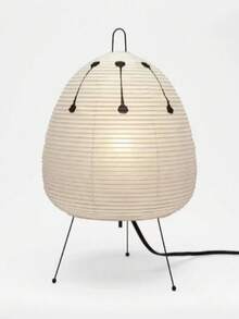Teckwe Ambient Lighting Japanese Paper Lantern Floor Lamp, Rice Paper Lantern Lamp, Floor Lamp For Soft Ambient Lighting, Room Decor-US Plug - Warm yellow - View 5