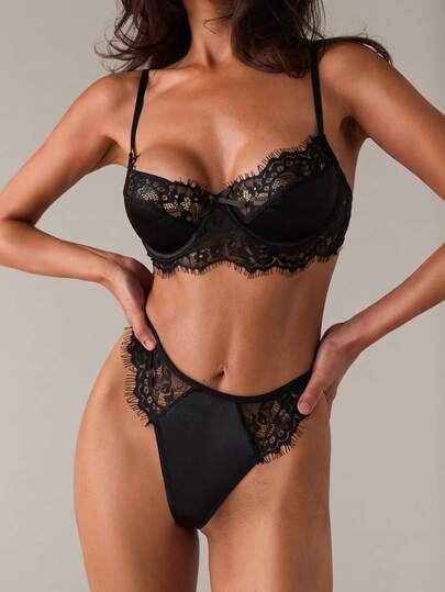 BAE Verleidelijke Underwear Set Underwire, Thong) view 3