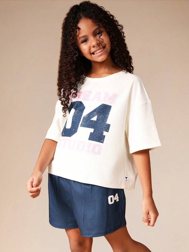 Pijama corto Dream Shortie con estampado de números