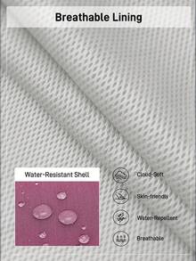 In My Nature Áo khoác đi mưa dài vừa có mũ trùm đầu bằng lưới thoáng khí, chống thấm nước dành cho nữ khi đi cắm trại, đi bộ đường dài, thể thao, đi làm trong thành phố - Màu tím - Xem 2