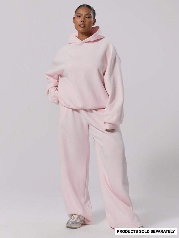 MUSERA Pantalones de chándal de talla grande con cintura elástica y pierna recta de felpa, para otoño, invierno, vuelta al colegio, lindos, de uso diario, casuales, Coffee Club Curve Otoño Invierno Otoño