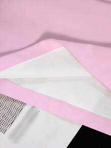 LOONEY TUNES X SHEIN 女式字母与卡通图案圆领短袖T恤 - 白色 - 查看 4