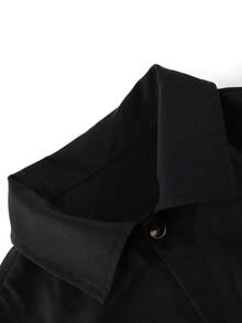 Vacaura 2pcs/Set Teenage Boys' Spring/Autumn Utility Pocket Shirt And Drawstring Waist Cargo Pants, Casual Sports Outfit