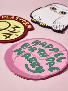 Joivida 杯垫3件套，用于保护桌面，桌面装饰，非常适合家居装饰和搬家礼物。 - 彩色 - 查看 5