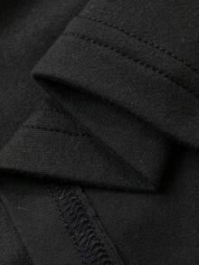 DAZY 女士夏季抹胸单肩修身性感休闲T恤 Y2k - 黑色 - 查看 8