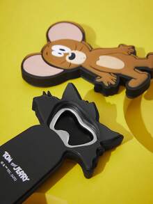 TOM & JERRY X SHEIN Magnet Kulkas Berbentuk Hewan yang Menarik, Dekorasi Bagus untuk Kulkas, Pembuka Botol, Cocok untuk Dapur dan Papan Tulis Kantor - MultiWarna - View 5