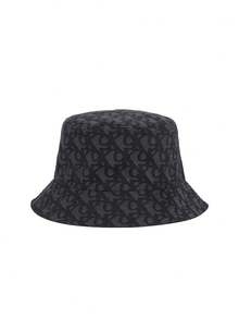 Calvin Klein Jeans Logo Jacquard Women's Bucket Hat Black - Black - View 2