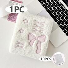 1pc Original Ballet Style Bow Plush A6 Card Album Loose Leaf Inner Page Small Card Star Chasing Storage Card Album Back To School - Multicolor - View 21