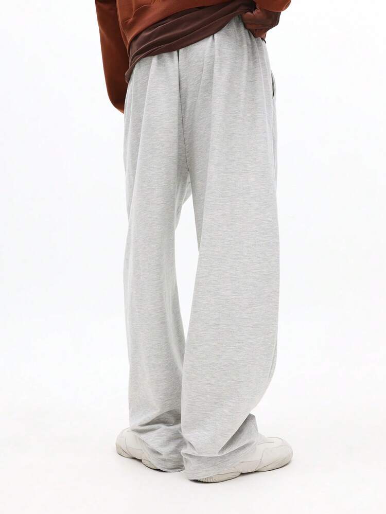 Spodnie dresowe z bawełny o luźnym kroju ze ściągaczem