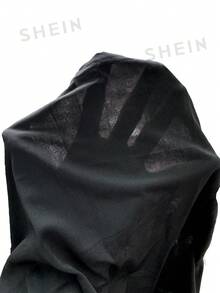 Hauture 女式深棕色闪耀镂空链条细节深棕色超长美人鱼裙 - 黑色 - 查看 7