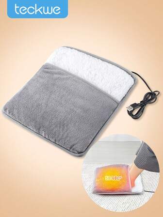 Teckwe Electric Heated Foot Warmers For Men And Women, Foot Heating Pad With Fast Heating Technology, Heating Pad Feet Warmer Auto Shut Off Christmas Gift