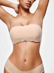 SHAPORA Áo ngực nữ EasyComfort thời trang mùa thu thoải mái, dễ chịu, không đường may, màu da - Màu be - Xem 7