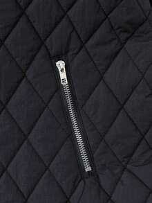 GlowEve CURVE 大码纯色前扣口袋绗缝加厚外套