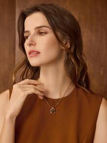 MOTF PREMIUM 女士吊坠项链 - 金黃色 - 查看 2