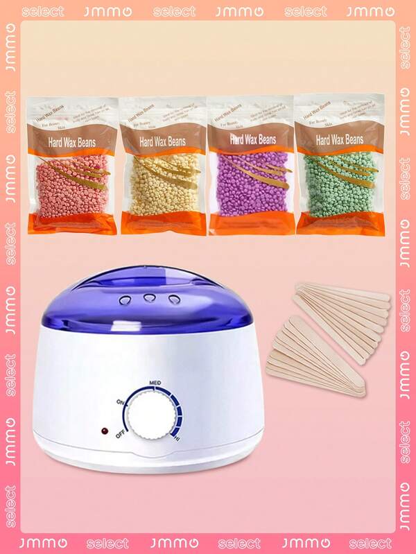 JMMO Macchina per cera per rimozione dei peli, scaldacera in paraffina, cera da depilazione, epilatore, scaldacera