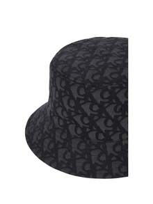 Calvin Klein Jeans Logo Jacquard Women's Bucket Hat Black - Black - View 3