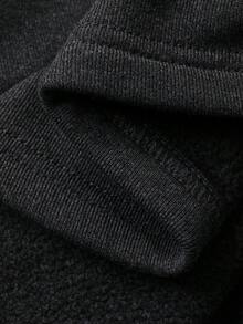 DAZY 纯色圆领半拉链T恤，搭配男士家居服套装，适合秋冬季穿着