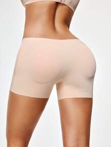 SHAPORA Lot de 4 boxers de sécurité anti-frottements pour femmes, 2 en 1, caleçons et leggings, décontractés, confortables et chics pour l'automne - Multicolore - Voir 2