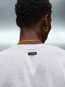 PLAYBOY X SUMWON Moletom grande com gola redonda e logotipo de coelho, punhos e bainha canelados para uso casual - Cinza - Ver 6