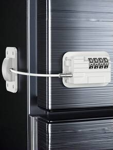 1/2 包冰箱密码锁，儿童及婴儿安全冰箱锁，带密码，保障儿童、幼儿及儿童安全，自粘式冷冻室锁，适用于橱柜、抽屉、烤箱、窗户