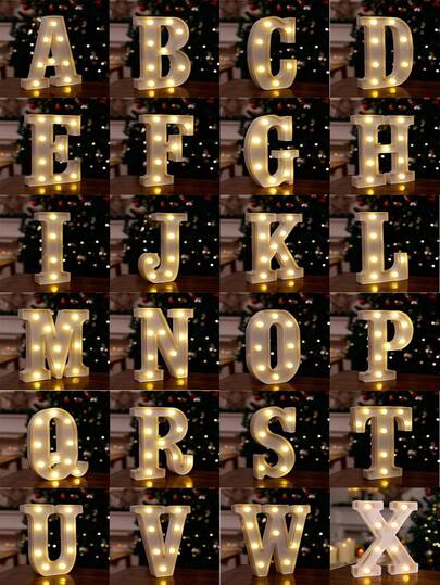 1 pieza Luces LED grandes de 22CM / 8.66 pulgadas con números y letras, en forma de corazón, con 26 letras del alfabeto y números del 0 al 9, funciona con pilas (no incluidas), de material ABS. Adecuado para el Día de San Valentín, Año Nuevo, Festival de Primavera, bodas, decoración del Día de San Valentín, decoración del hogar, decoración de oficina, decoraciones de fiesta