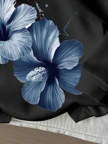 青少年女孩扎染印花宽松卫衣，休闲舒适，适合秋冬季节，也可作为夏季印花卫衣或沙滩卫衣穿着。 - 彩色 - 查看 6