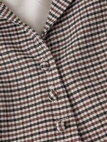 SHEIN MOD Robe mi-mollet beige élégante pour femmes, col à revers, boutonnage devant et taille cintrée, rétro, vintage, tenue de vacances, de concert country, de concert pour femmes, bohème, tenues de brunch pour femmes, tenues de bureau pour femmes, robe de garden-party, vêtements de travail pour femmes, tenues de bureau pour femmes, vêtements de rentrée scolaire, tenue d'aéroport pour femmes, robe vintage, robe des années 50