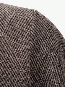 Manfinity Mode Cardigan à manches longues pour hommes, col en V, boutons devant, couleur unie, automne/hiver