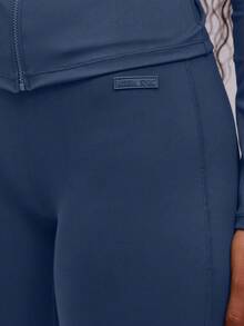 Musera Sport Quần legging thể thao cạp cao ôm sát, thích hợp cho tập luyện, chạy bộ, tập gym hàng ngày. - Màu xanh bụi bặm - Xem 5