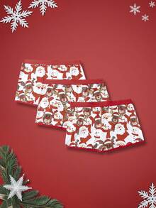 Teenage Girls' Christmas Print Underwear - Multicolor - View 2