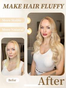 Tape In Hair Extensions 100% Human Hair #613 Light Blonde Straight Style In 14-22 Inch Lengths Extensions Silky Seamless Invisible Top Quality Thick Ends Healthy Human Hair Extensions 50g/Pack For Thin Hair And Salon Use - S613 - View 5