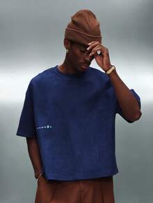 PLAYBOY X SUMWON Camiseta Gola Careca Ajuste Quadrado com Estampa Gráfica nas Costas e Design de Logo da Marca