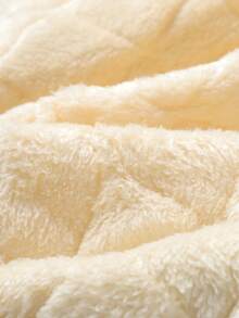 Manfinity Homme Men's Casual Solid Color Warm Long Sleeve Winter Coat, Thermal Lined Winter Coat, Outdoor Music Festival, Nightclub Bar, Boyfriend/Husband Gift, Anniversary Gift - Black - View 7