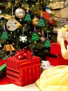 10-100个DIY木制装饰品，未完成的木制树挂饰，适用于DIY工艺品、圣诞节、家居派对装饰、最佳礼物、生日家居装饰、圣诞节装饰、房间装饰等。 - 米色 - 查看 5