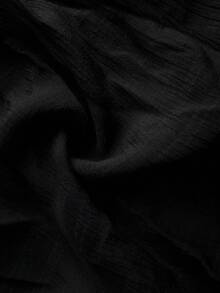 Rosumi Plus Size Women Black Color Roll Up Sleeve Casual Long Jacket Holiday Outfits Boho,Autumn,Fall Women's Clothes,Fall Clothes,Country Concert Clothing Outfits,Fall Women Clothes Winter