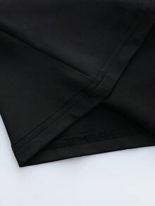 Gloray Camiseta elegante y sexy de manga larga con botones metálicos - Multicolor - Ver 3