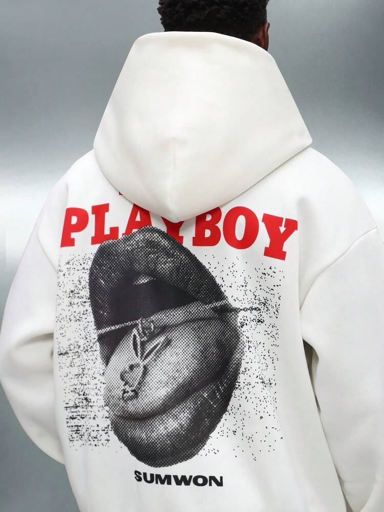 PLAYBOY X SUMWON Hoodie With Drawstring And Centre Pocket