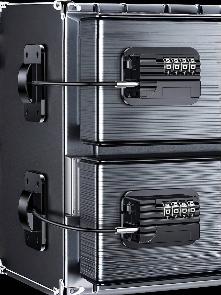 1/2 包冰箱密码锁，儿童及婴儿安全冰箱锁，带密码，保障儿童、幼儿及儿童安全，自粘式冷冻室锁，适用于橱柜、抽屉、烤箱、窗户