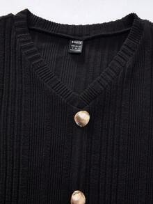 SHEIN Damen Texturiertes geripptes kurzes Bodycon-Kleid, geeignet für Teegesellschaft, Cocktailparty, Ausflüge und den täglichen Gebrauch