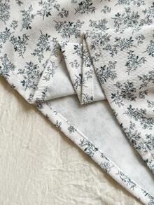 Vintaside Kids 女童格子连衣裙田园风优雅淑女长袖亚麻面料适合春秋过渡季节 - 米色 - 查看 6