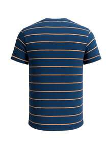 Essential Men's T-Shirt Blue - Navy - View 5