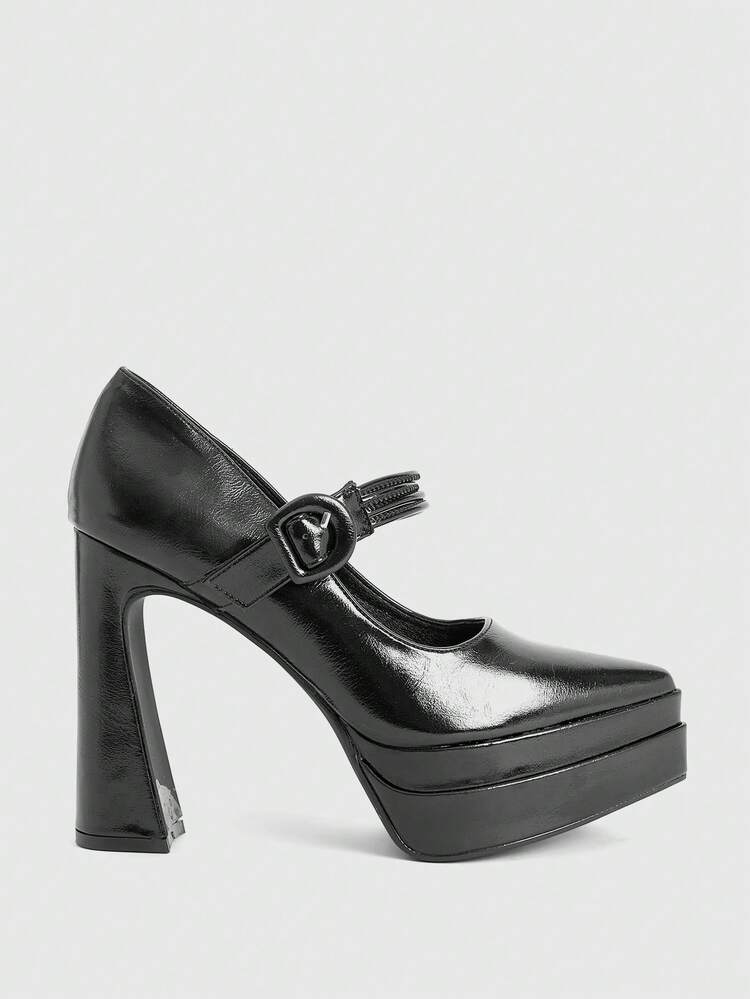 CUCCOO LuxiPop Women's Satin High Heel Pumps, Party, Christmas, Halloween, Nightclub, Fairy Style