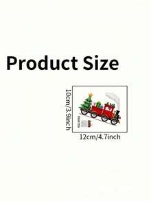 Joivida 1 pieza Pegatina de pared de tren y árbol de Navidad con patrón de hojas moderno - Pegatina autoadhesiva de plástico para interruptor, calcomanía de pared de PVC desprendible y resistente al agua para dormitorio, sala de estar, baño - Decoración de uso único con forma rectangular mate - Multicolor - Ver 4